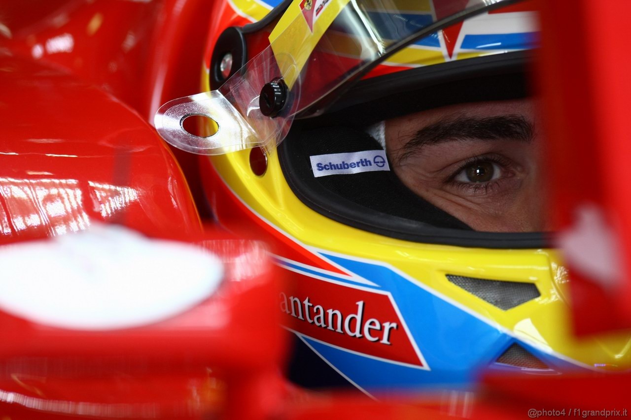 GP AUSTRALIA, 25.03.2011- Prove Libere 1, Venerdi', Fernando Alonso (ESP), Ferrari, F-150 Italia 