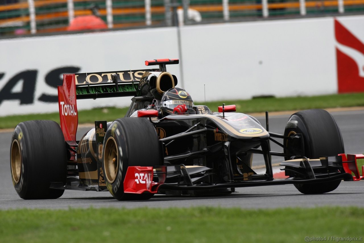 GP AUSTRALIA, 25.03.2011- Prove Libere 1, Venerdi', Nick Heidfeld (GER) Lotus Renault GP R31  