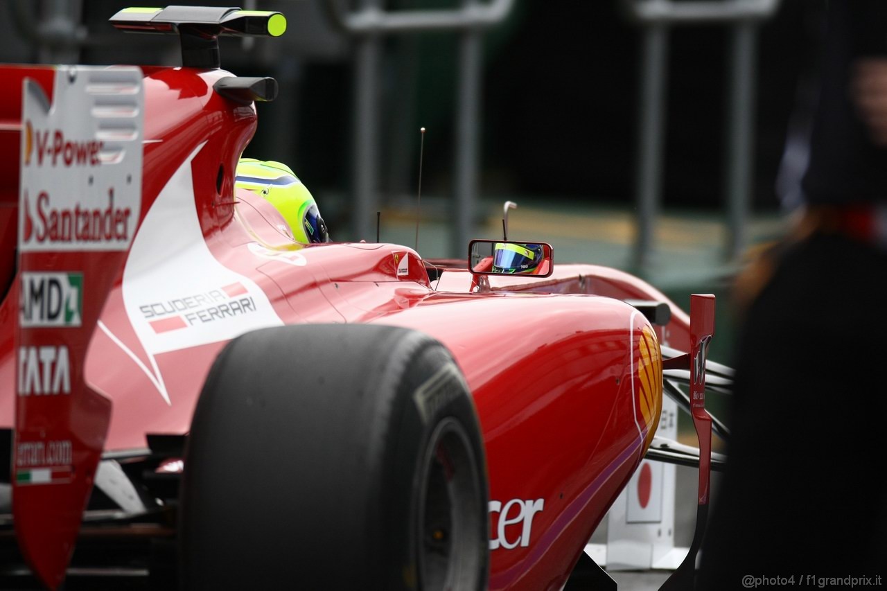 GP AUSTRALIA, 25.03.2011- Prove Libere 1, Venerdi', Felipe Massa (BRA), Ferrari, F-150 Italia 