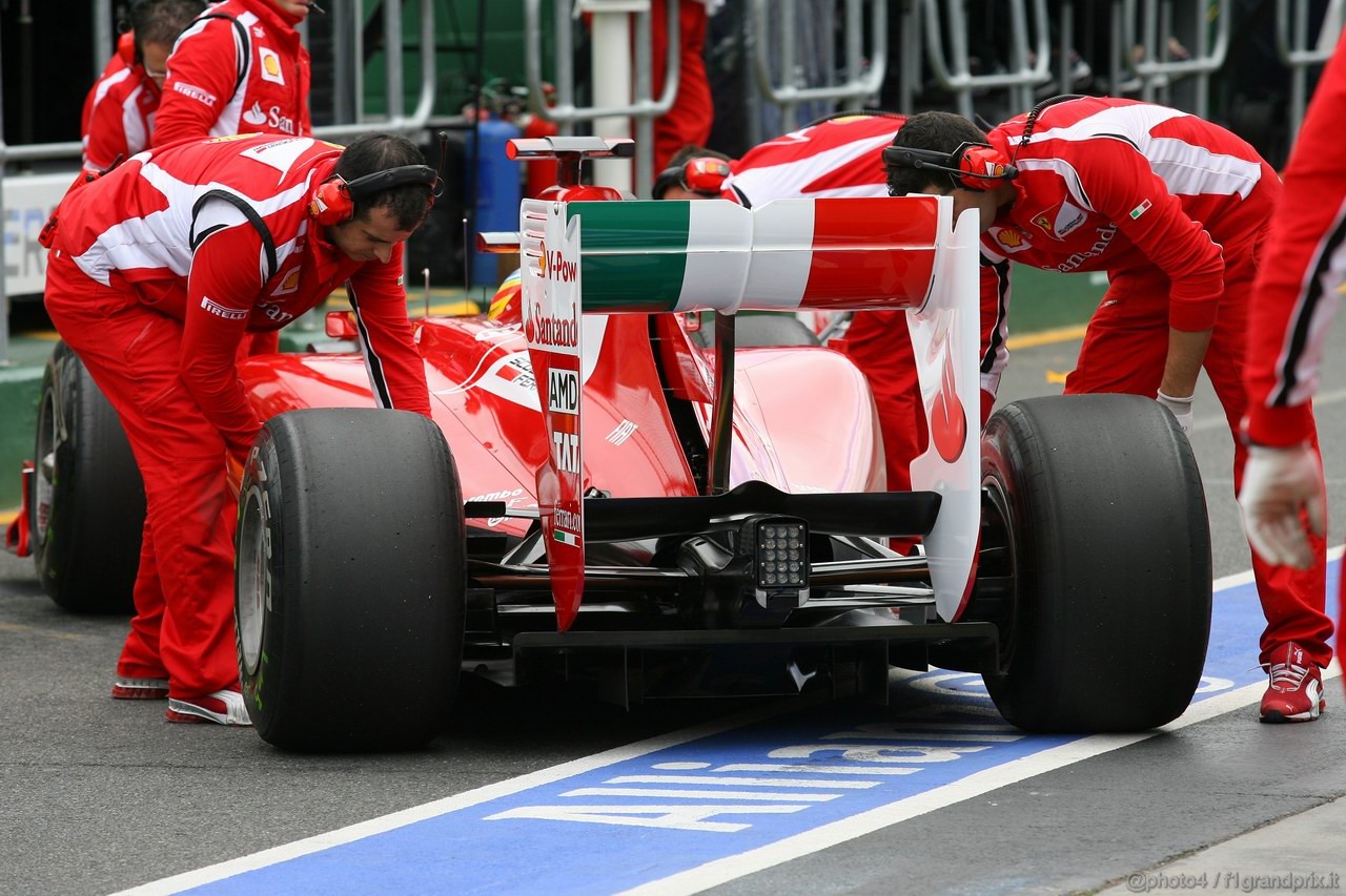 GP AUSTRALIA, 25.03.2011- Prove Libere 1, Venerdi', Fernando Alonso (ESP), Ferrari, F-150 Italia 