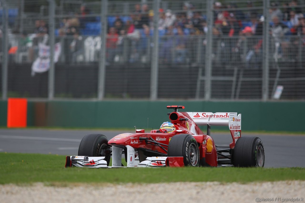GP AUSTRALIA, 25.03.2011- Prove Libere 1, Venerdi', Fernando Alonso (ESP), Ferrari, F-150 Italia 