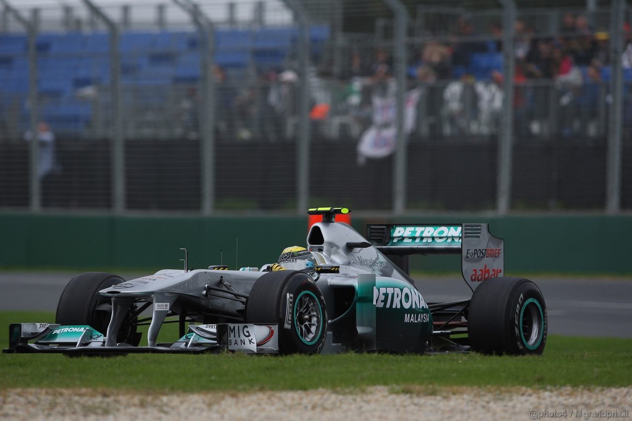 GP AUSTRALIA, 25.03.2011- Prove Libere 1, Venerdi', Nico Rosberg (GER), Mercedes GP Petronas F1 Team, MGP W02 
