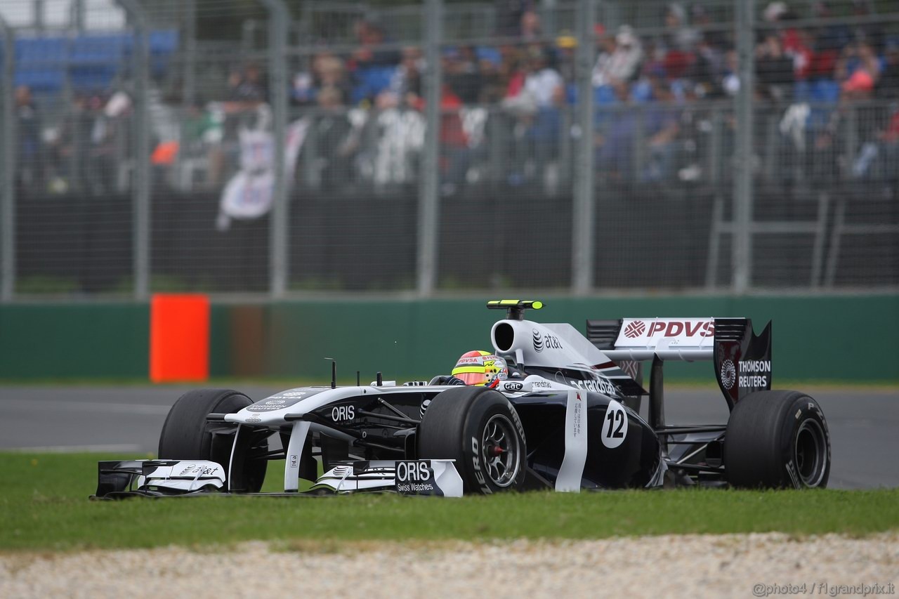 GP AUSTRALIA, 25.03.2011- Prove Libere 1, Venerdi', Pastor Maldonado (VEN), Williams FW33 