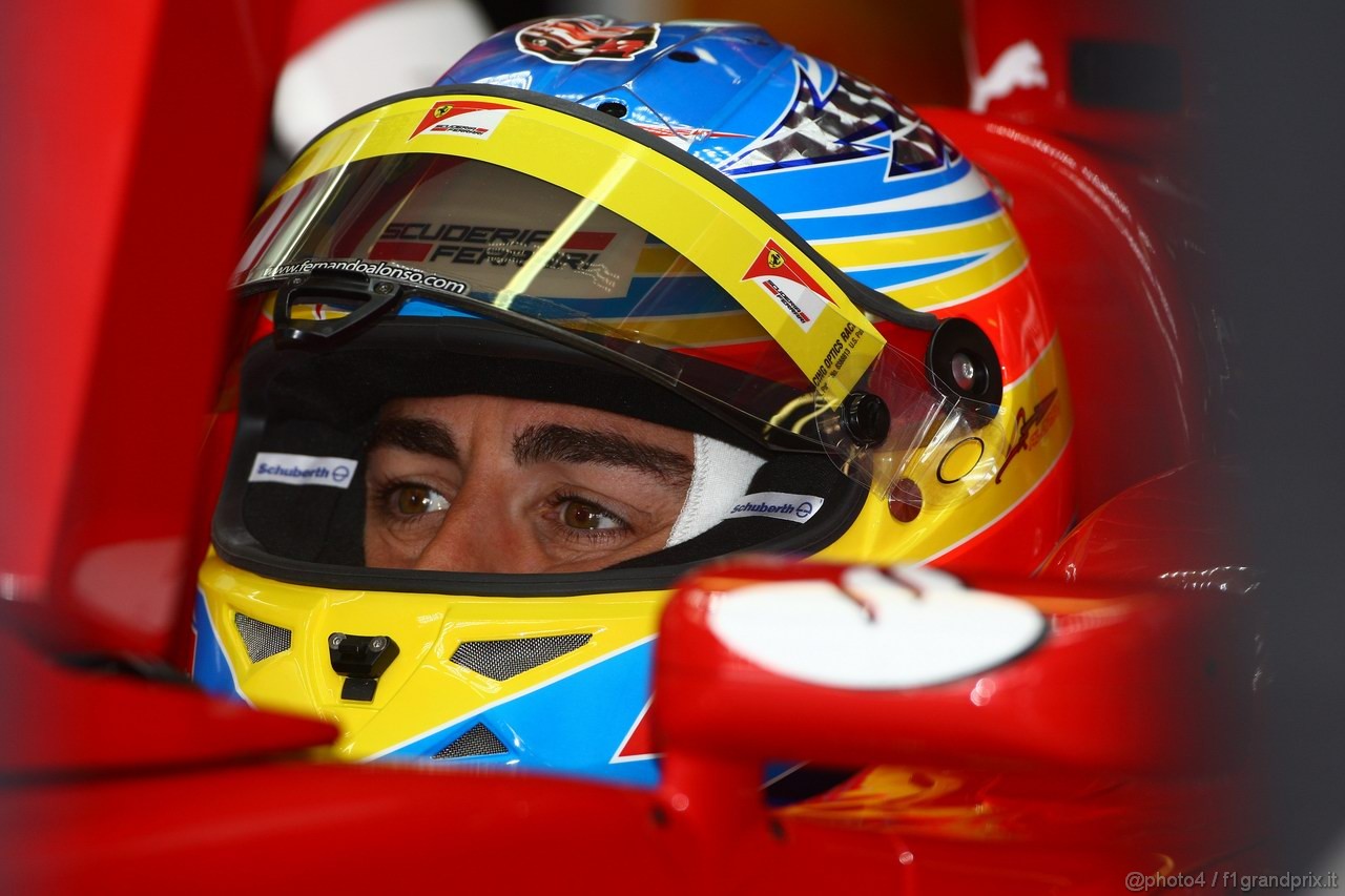 GP AUSTRALIA, 25.03.2011- Prove Libere 1, Venerdi', Fernando Alonso (ESP), Ferrari, F-150 Italia 