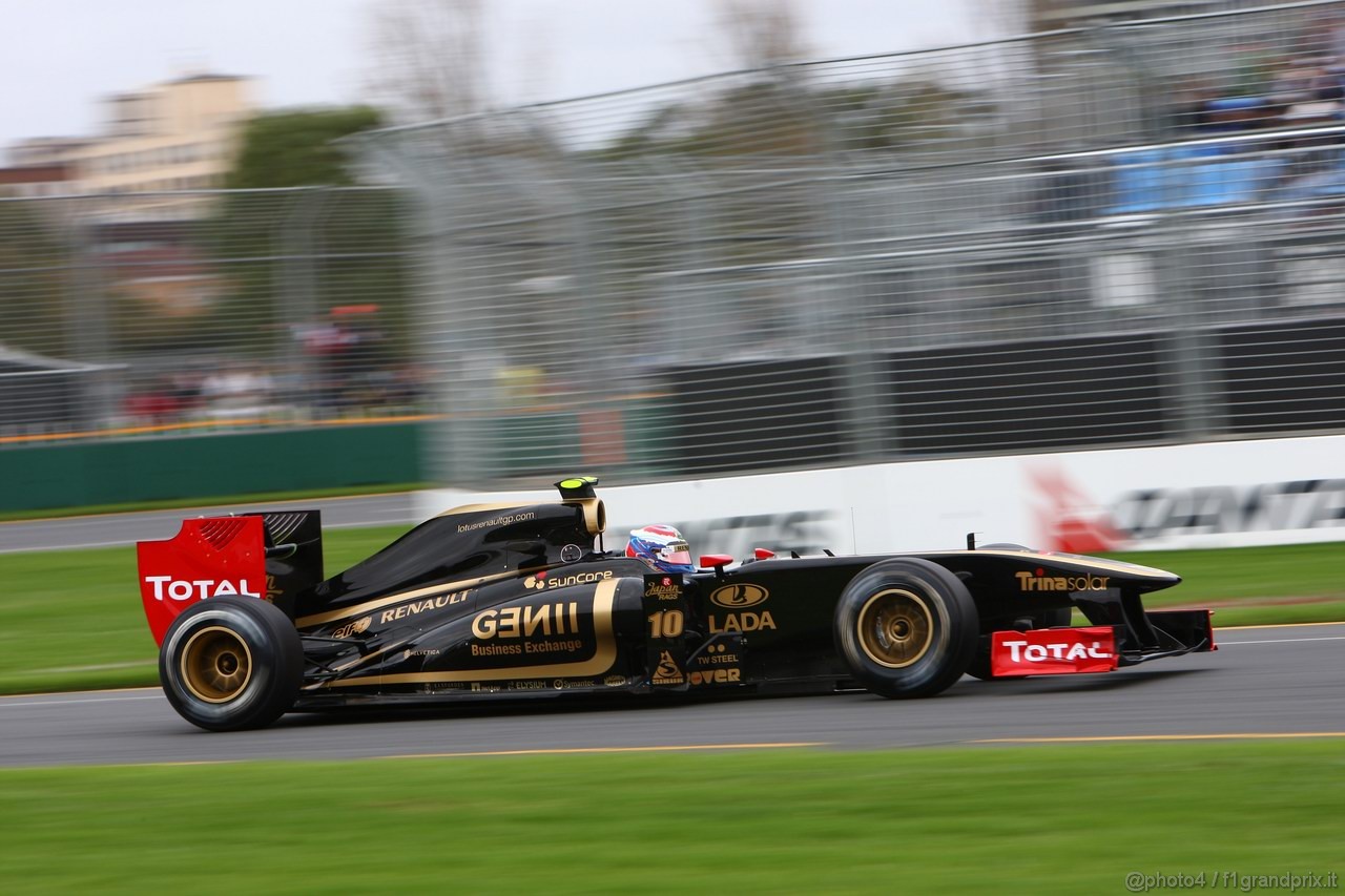 GP AUSTRALIA, 25.03.2011- Prove Libere 1, Venerdi', Vitaly Petrov (RUS), Lotus Renault GP, R31 