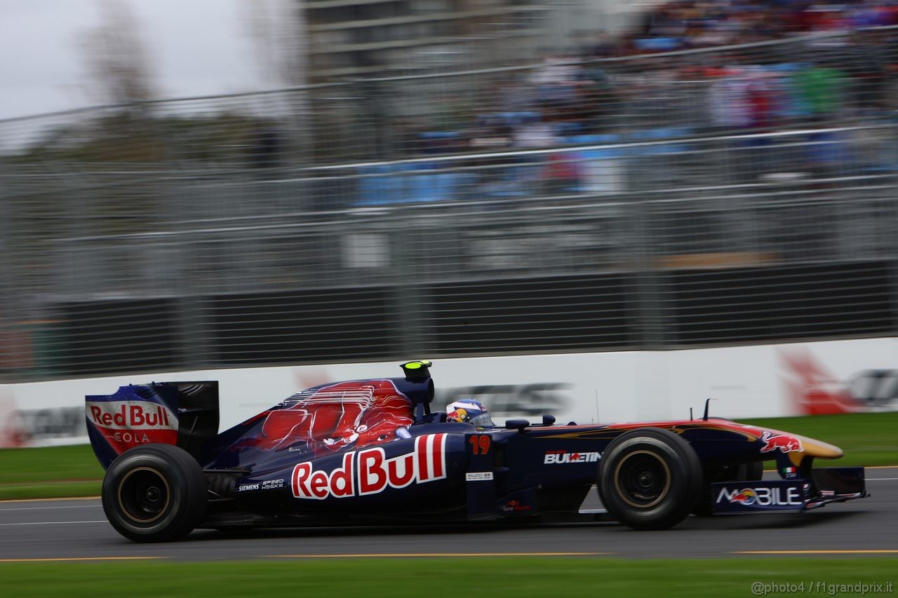 GP AUSTRALIA, 25.03.2011- Prove Libere 1, Venerdi', Jaime Alguersuari (SPA), Scuderia Toro Rosso, STR6 