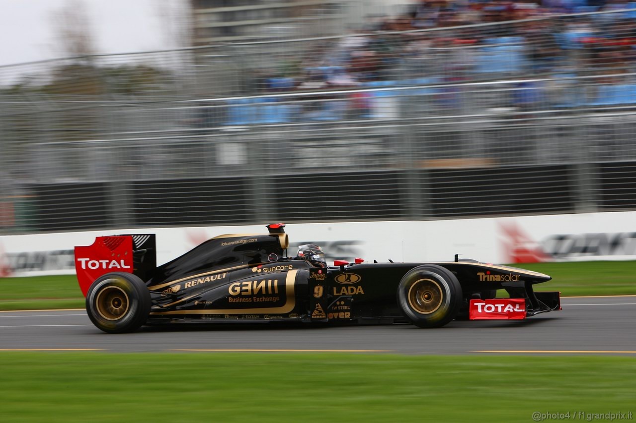 GP AUSTRALIA, 25.03.2011- Prove Libere 1, Venerdi',Nick Heidfeld (GER) Lotus Renault GP R31  
