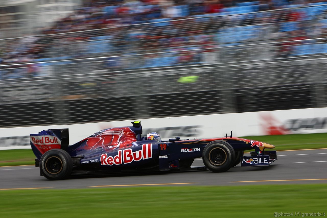 GP AUSTRALIA, 25.03.2011- Prove Libere 1, Venerdi', Jaime Alguersuari (SPA), Scuderia Toro Rosso, STR6 