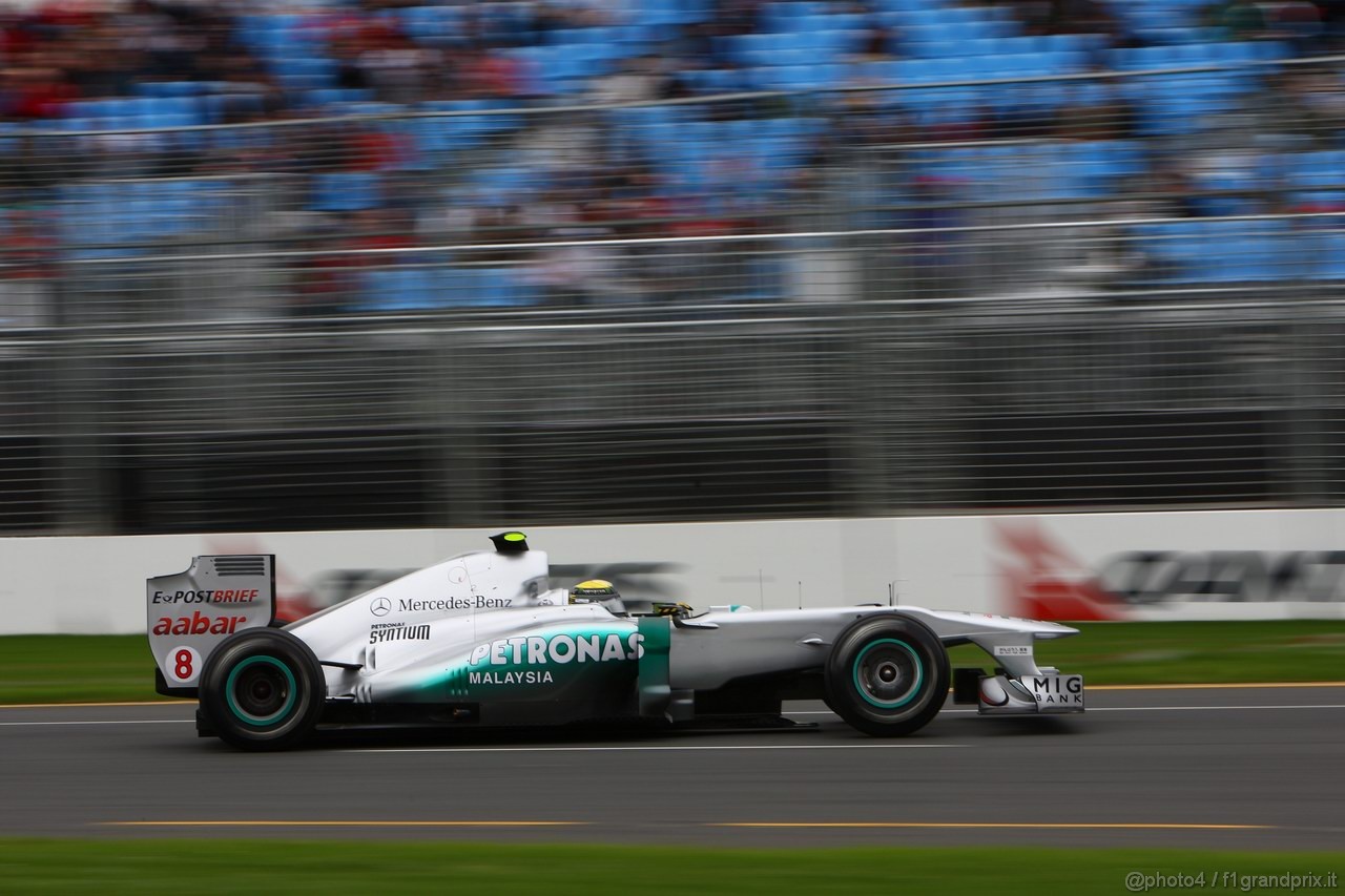 GP AUSTRALIA, 25.03.2011- Prove Libere 1, Venerdi', Nico Rosberg (GER), Mercedes GP Petronas F1 Team, MGP W02 