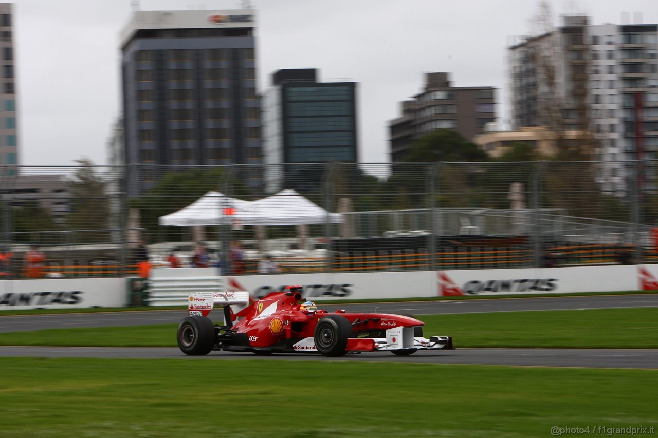 GP AUSTRALIA, 25.03.2011- Prove Libere 1, Venerdi', Fernando Alonso (ESP), Ferrari, F-150 Italia 