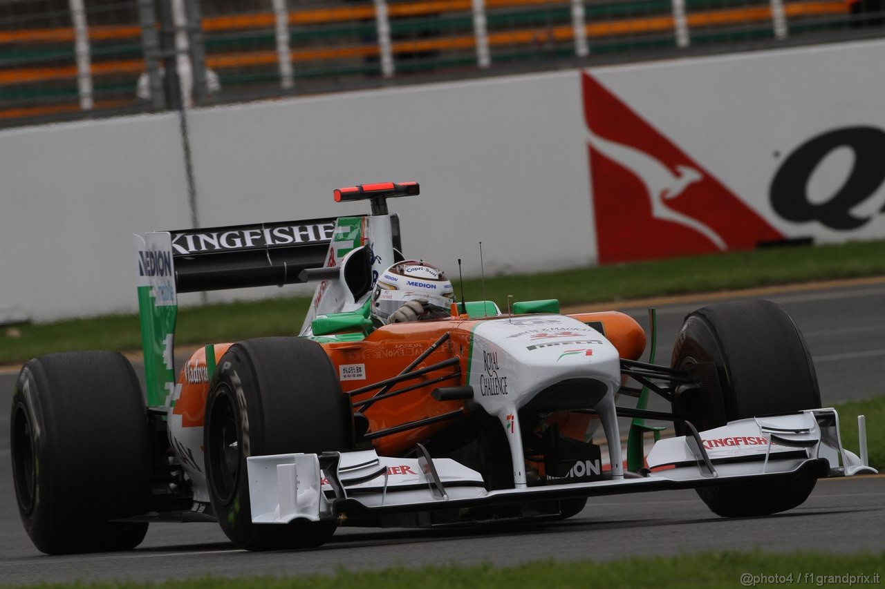 GP AUSTRALIA, 25.03.2011- Prove Libere 1, Venerdi', Adrian Sutil (GER), Force India F1 Team, VJM04 
