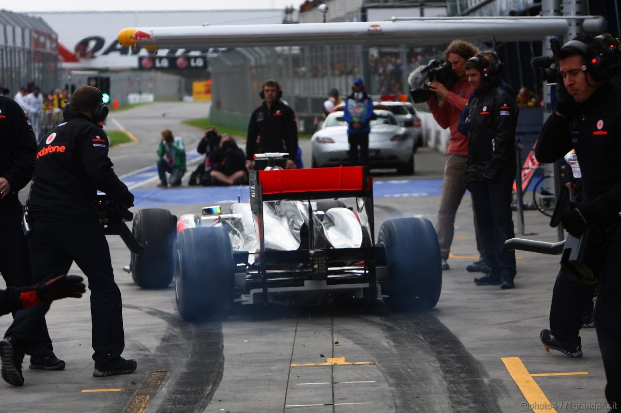 GP AUSTRALIA, 25.03.2011- Prove Libere 2, Venerdi', Lewis Hamilton (GBR), McLaren  Mercedes, MP4-26 