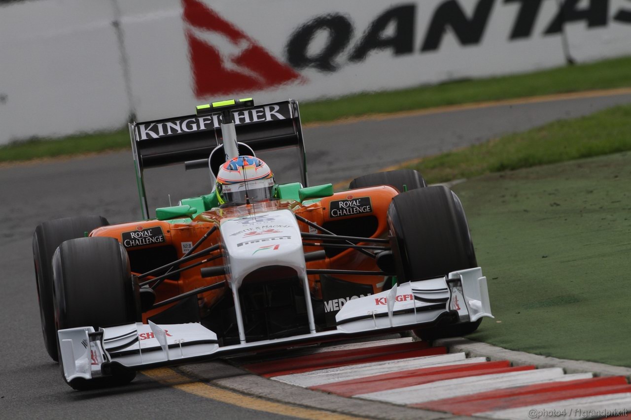 GP AUSTRALIA, 25.03.2011- Prove Libere 2, Venerdi', Paul di Resta (GBR) Force India VJM04 