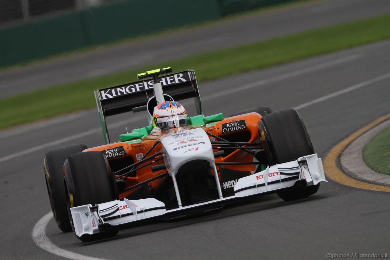 GP AUSTRALIA, 25.03.2011- Prove Libere 2, Venerdi', Paul di Resta (GBR) Force India VJM04 