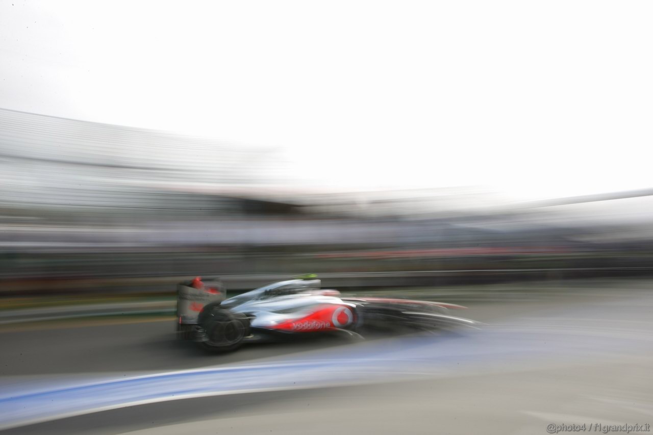 GP AUSTRALIA, 25.03.2011- Prove Libere 2, Venerdi', Jenson Button (GBR), McLaren  Mercedes, MP4-26 