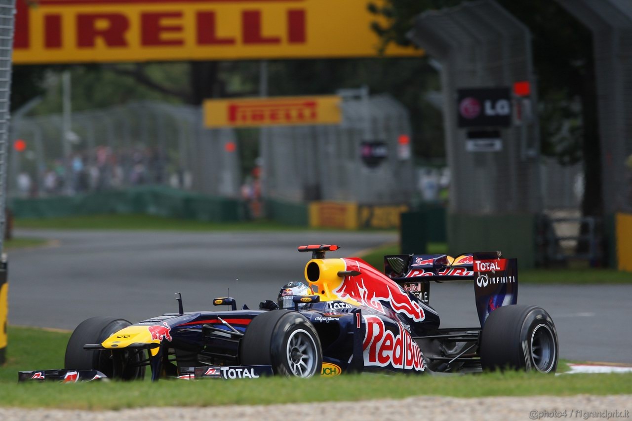 GP AUSTRALIA, 25.03.2011- Prove Libere 2, Venerdi', Sebastian Vettel (GER), Red Bull Racing, RB7 