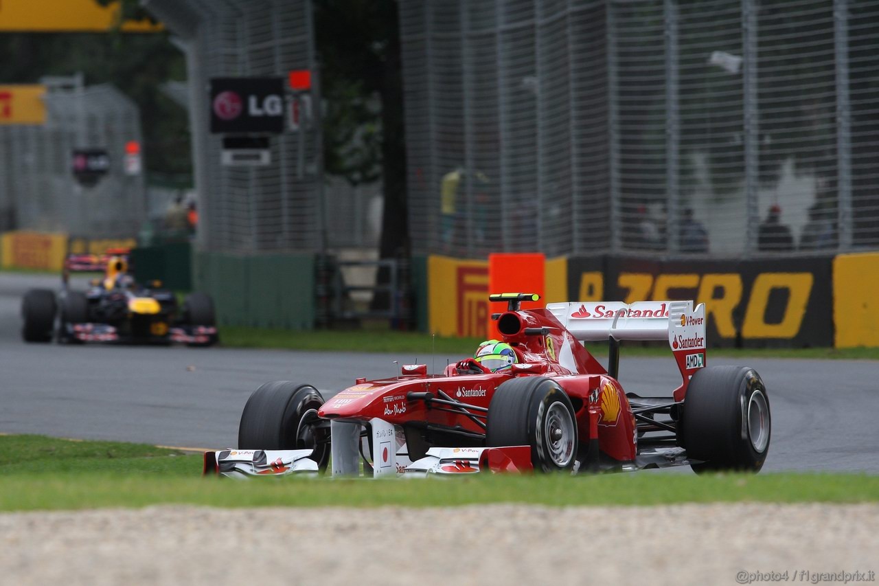 GP AUSTRALIA, 25.03.2011- Prove Libere 2, Venerdi', Felipe Massa (BRA), Ferrari, F-150 Italia 