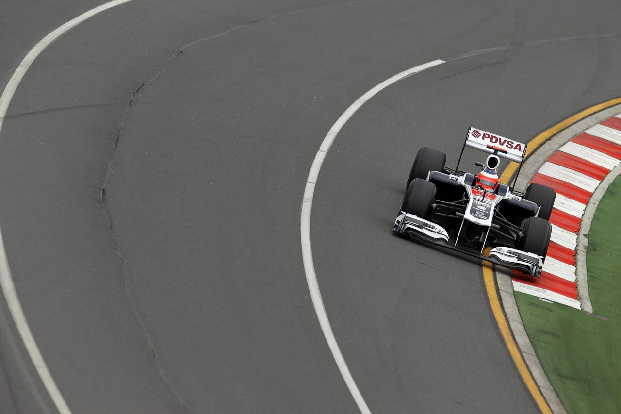 GP AUSTRALIA, 2011 Australian Grand Prix - Venerdi'
Albert Park, Melbourne, Australia
25th March 2011.
Rubens Barrichello, Williams FW33 Cosworth. Action. 
World Copyright:Lorenzo Bellanca/LAT Photographic
ref: Digital Image GU5G5569