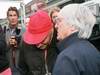 GP BELGIO, 28.08.2011- Bernie Ecclestone (GBR), President e CEO of Formula One Management  e Nikki Lauda (AU) 