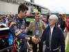 GP BELGIO, 28.08.2011- Gara, Jaime Alguersuari (SPA), Scuderia Toro Rosso, STR6 with his father Jaime e Bernie Ecclestone (GBR), President e CEO of Formula One Management  