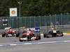 GP BELGIO, 28.08.2011- Gara, Fernando Alonso (ESP), Ferrari, F-150 Italia ad Mark Webber (AUS), Red Bull Racing, RB7 
