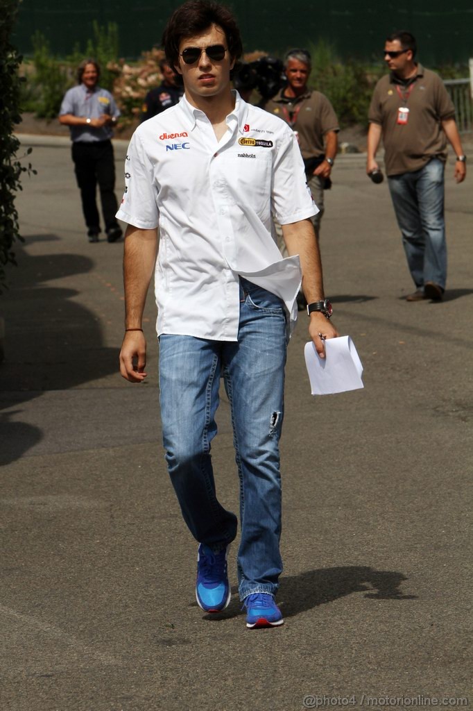GP BELGIO, 25.08.2011- Sergio Pérez (MEX), Sauber F1 Team C30 