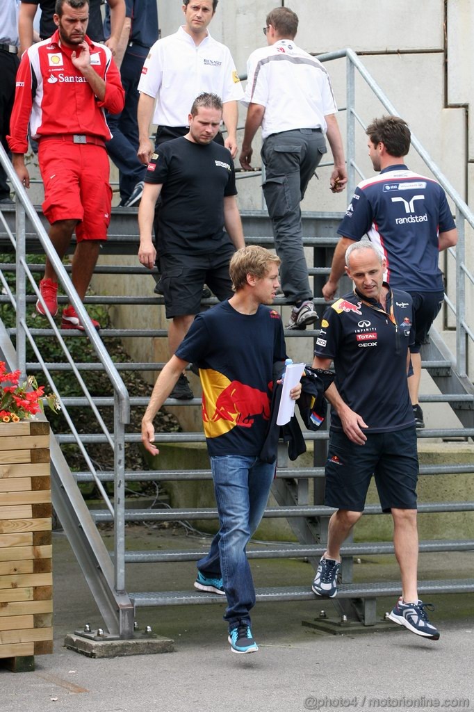 GP BELGIO, 25.08.2011- Sebastian Vettel (GER), Red Bull Racing, RB7 