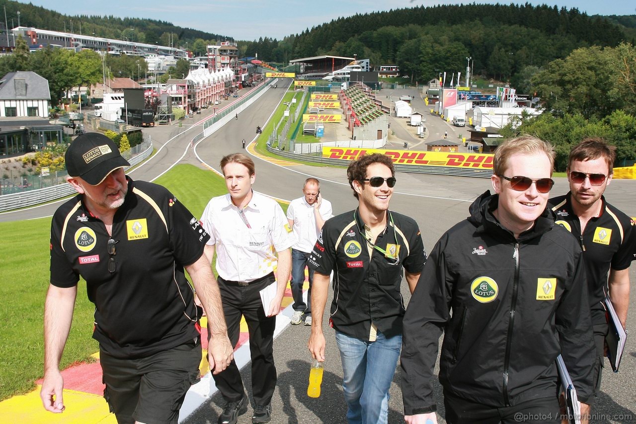 GP BELGIO, 25.08.2011- Bruno Senna (BRA), Lotus Renault GP R31 