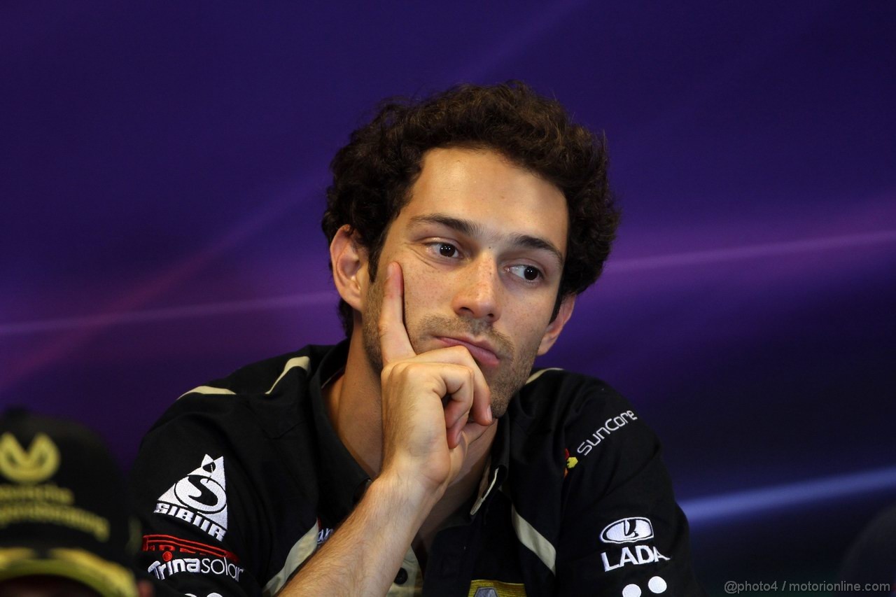 GP BELGIO, 25.08.2011- Conferenza Stampa, Bruno Senna (BRA), Lotus Renault GP R31 
