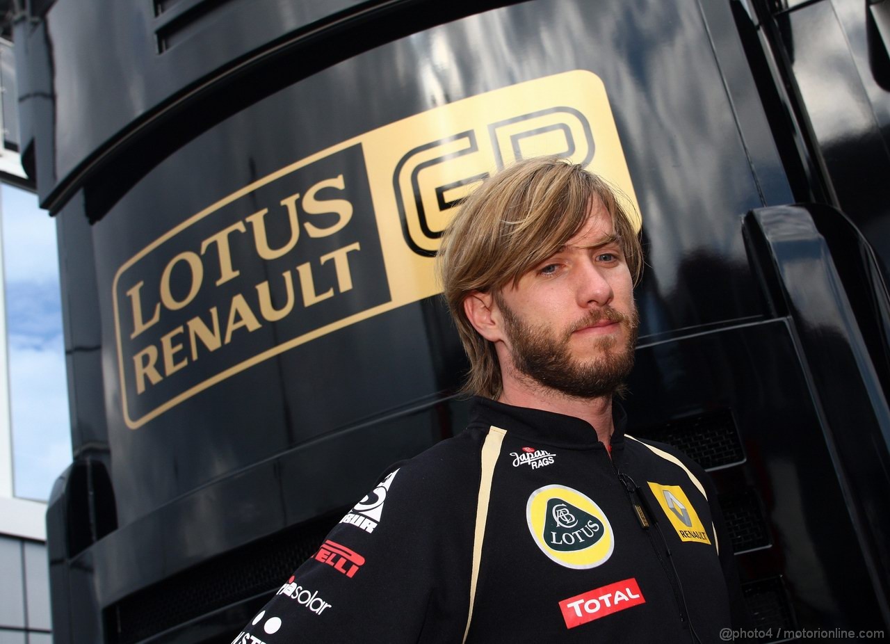 GP BELGIO, 25.08.2011- Nick Heidfeld (GER) Lotus Renault GP R31  