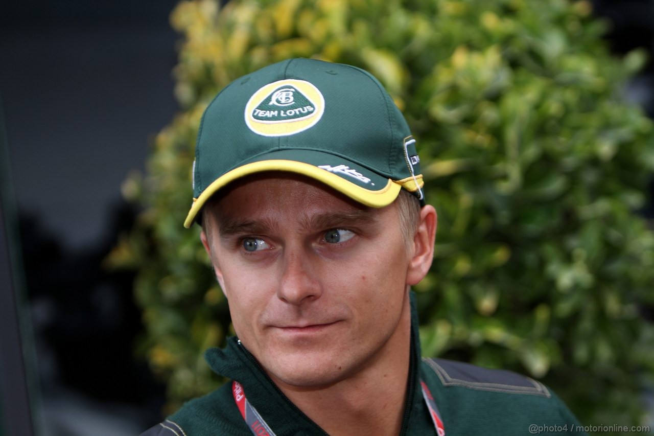 GP BELGIO, 25.08.2011- Heikki Kovalainen (FIN), Team Lotus, TL11 