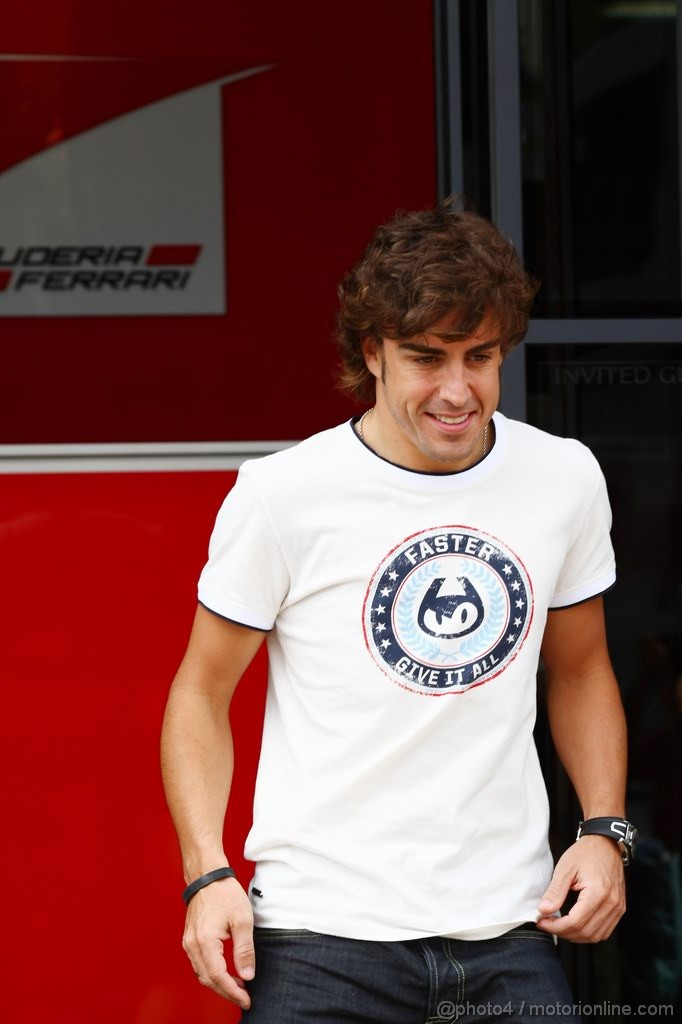 GP BELGIO, 25.08.2011- Fernando Alonso (ESP), Ferrari, F-150 Italia 