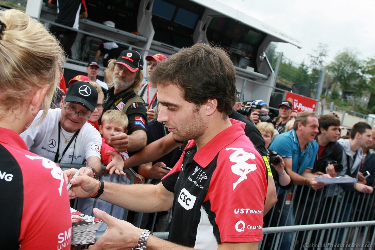 GP BELGIO, 25.08.2011- Jerome D'Ambrosio (BEL), Marussia Virgin Racing VR-02 