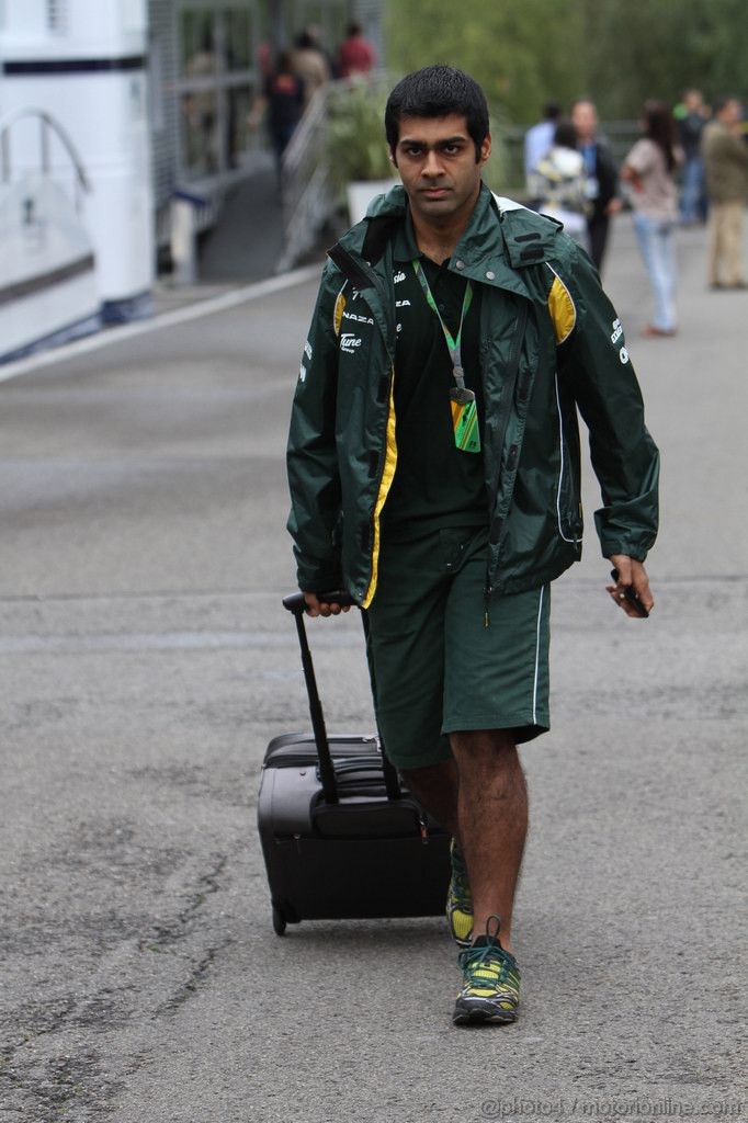 GP BELGIO, 27.08.2011- Karun Chandhok (IND), Team Lotus, TL11  