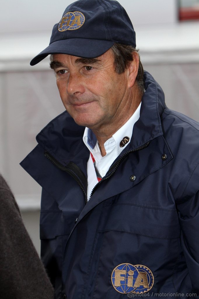 GP BELGIO, 27.08.2011- Nigel Mansell (GBR), Ex F1 Driver 