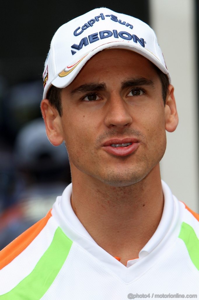 GP BELGIO, 27.08.2011- Adrian Sutil (GER), Force India F1 Team, VJM04 