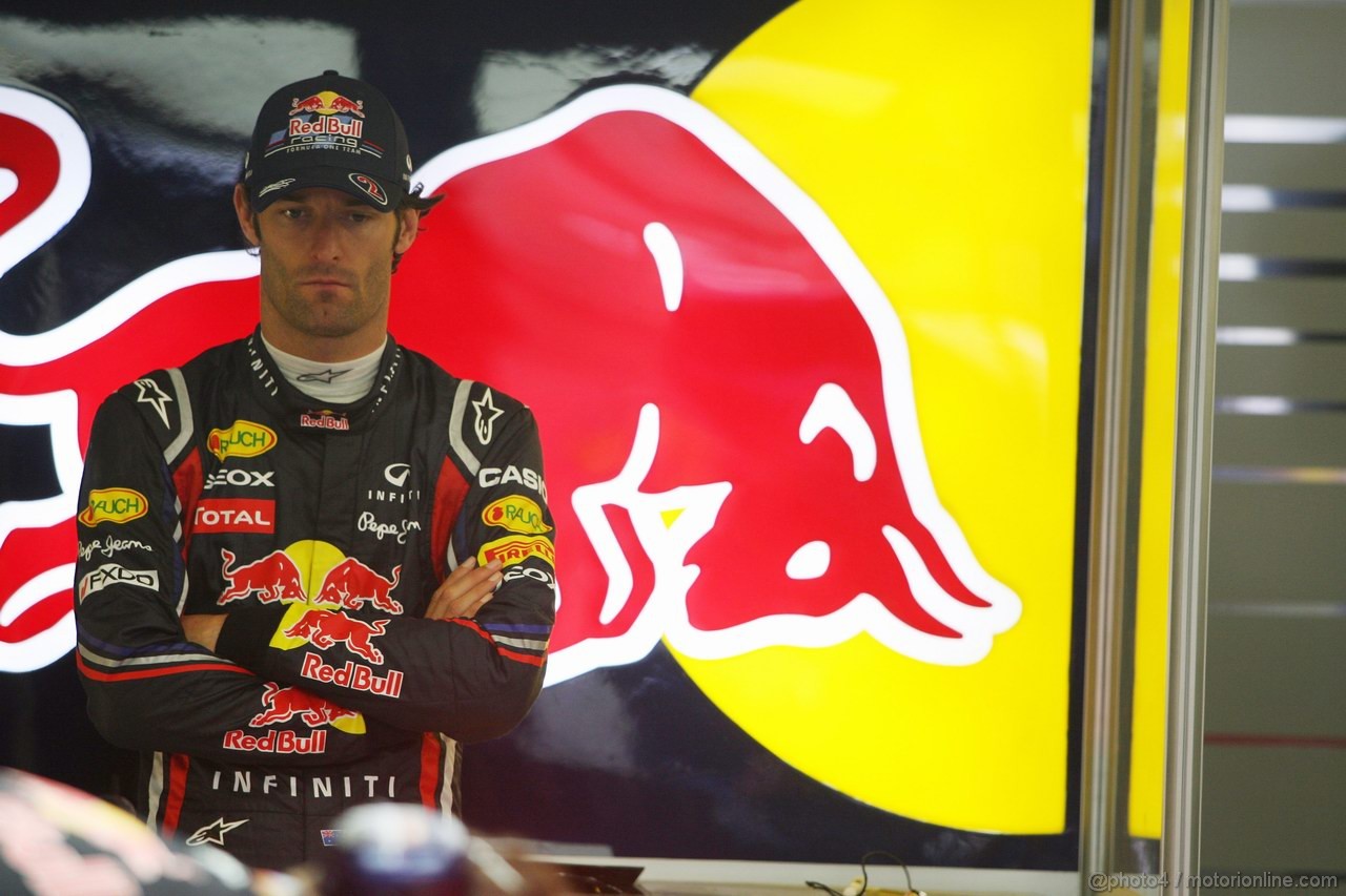 GP BELGIO, 27.08.2011- Prove Libere 3, Sabato, Mark Webber (AUS), Red Bull Racing, RB7 