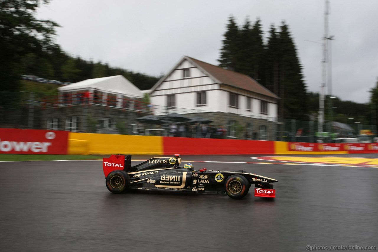 GP BELGIO, 27.08.2011- Prove Libere 3, Sabato, Bruno Senna (BRA), Lotus Renault GP R31 