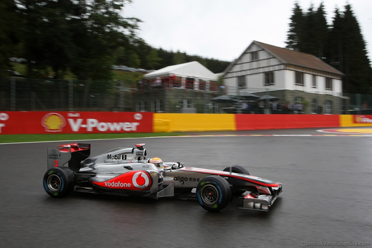 GP BELGIO, 27.08.2011- Prove Libere 3, Sabato, Lewis Hamilton (GBR), McLaren  Mercedes, MP4-26 