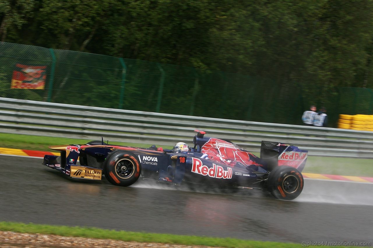 GP BELGIO, 27.08.2011- Prove Libere 3, Sabato, Sébastien Buemi (SUI), Scuderia Toro Rosso, STR6 