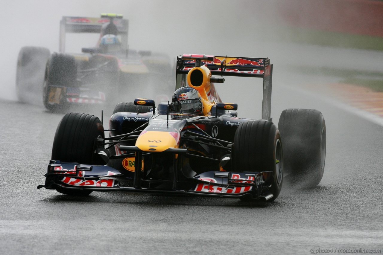 GP BELGIO, 27.08.2011- Prove Libere 3, Sabato, Sebastian Vettel (GER), Red Bull Racing, RB7 