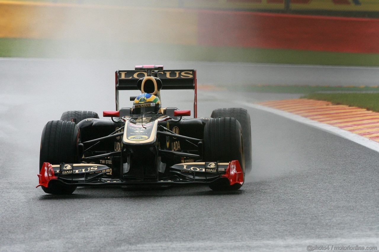 GP BELGIO, 27.08.2011- Prove Libere 3, Sabato, Bruno Senna (BRA), Lotus Renault GP R31 