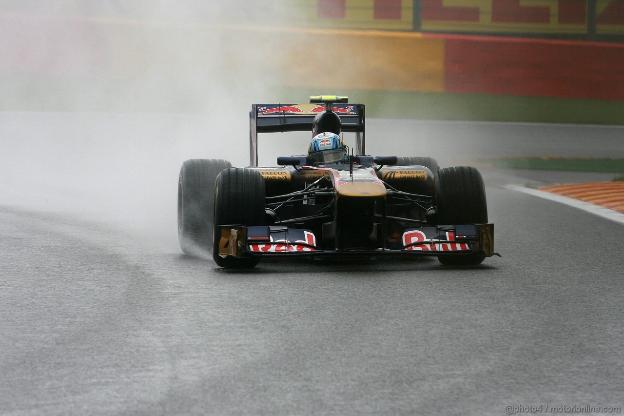 GP BELGIO, 27.08.2011- Prove Libere 3, Sabato, Jaime Alguersuari (SPA), Scuderia Toro Rosso, STR6 