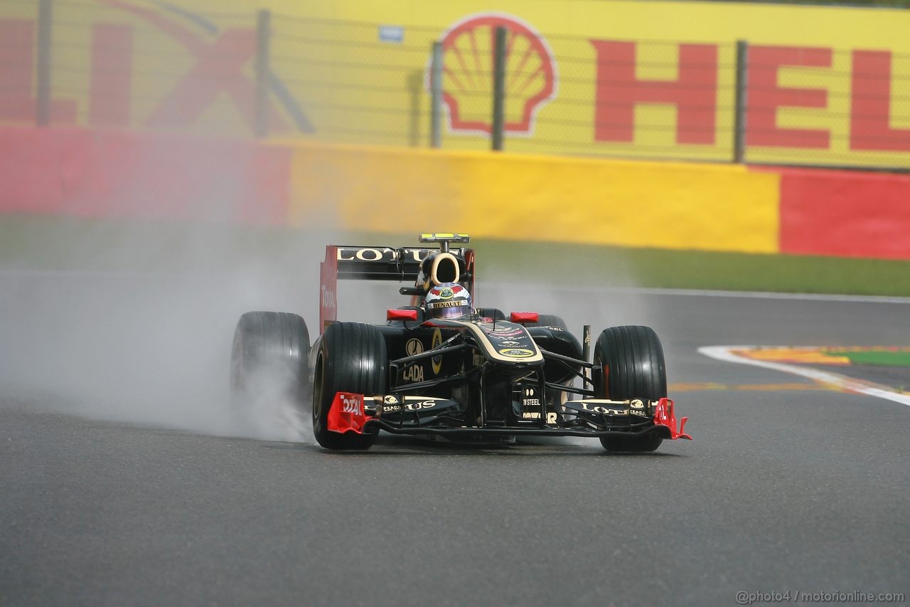 GP BELGIO, 27.08.2011- Prove Libere 3, Sabato, Vitaly Petrov (RUS), Lotus Renault GP, R31 