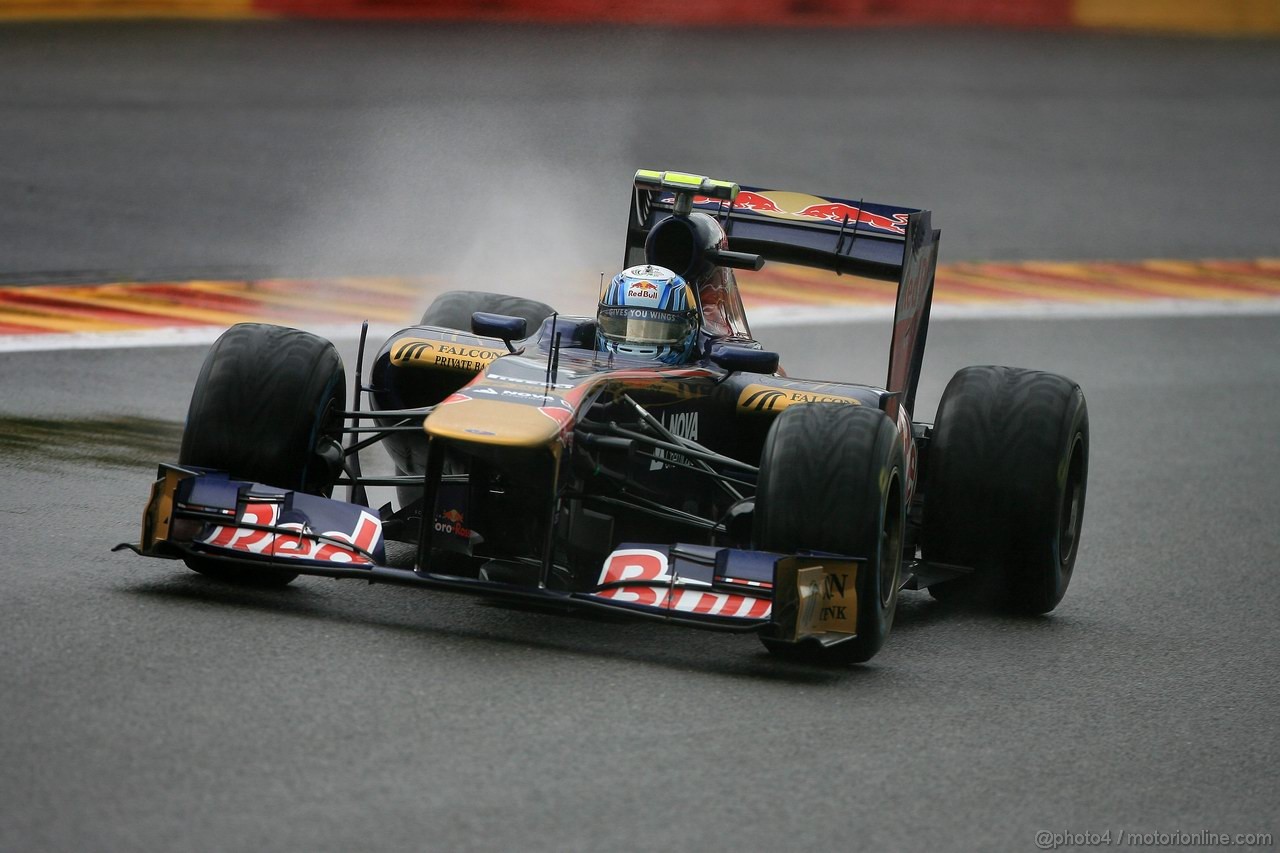 GP BELGIO, 27.08.2011- Prove Libere 3, Sabato, Jaime Alguersuari (SPA), Scuderia Toro Rosso, STR6 