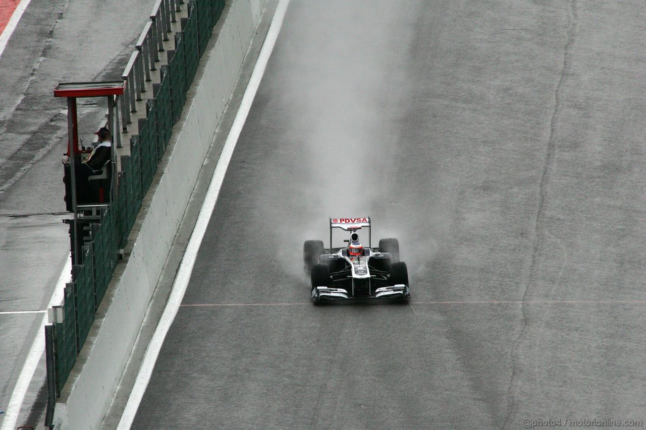 GP BELGIO, 27.08.2011- Prove Libere 3, Sabato, Rubens Barrichello (BRA), Williams FW33 