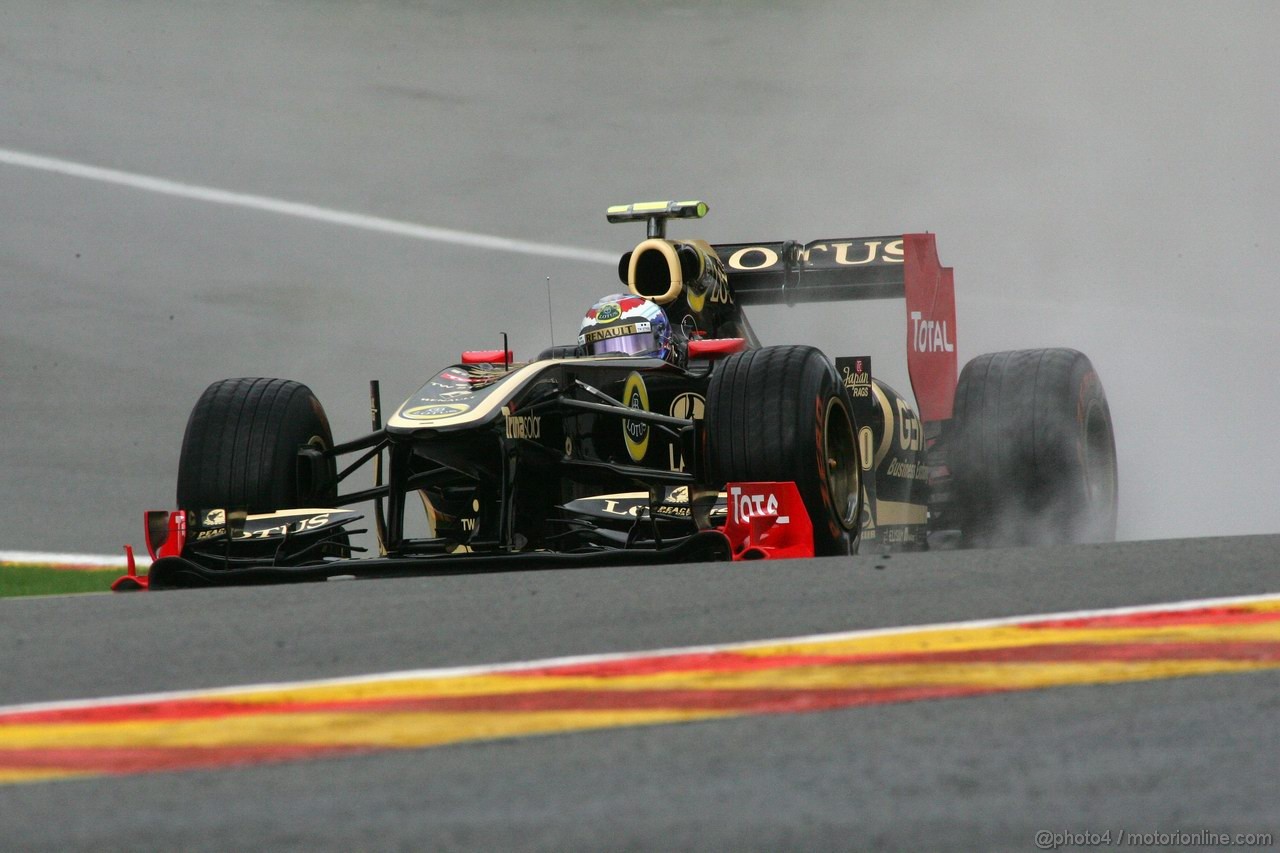 GP BELGIO, 27.08.2011- Prove Libere 3, Sabato, Vitaly Petrov (RUS), Lotus Renault GP, R31 