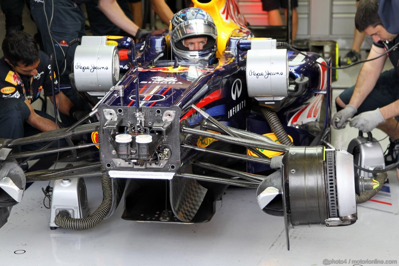 GP BELGIO, 27.08.2011- Prove Libere 3, Sabato, Sebastian Vettel (GER), Red Bull Racing, RB7 
