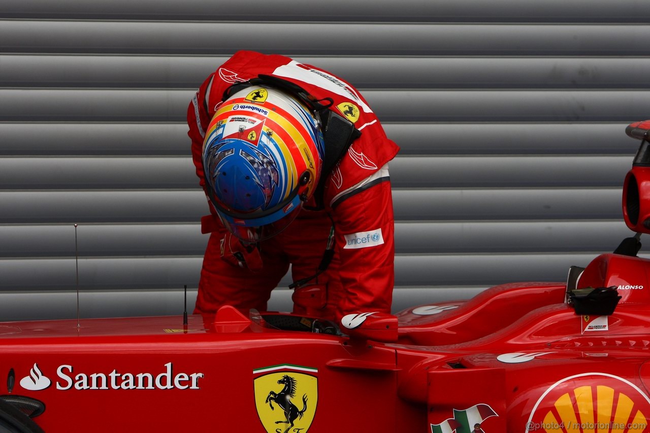 GP BELGIO, 27.08.2011- Qualifiche, Fernando Alonso (ESP), Ferrari, F-150 Italia 