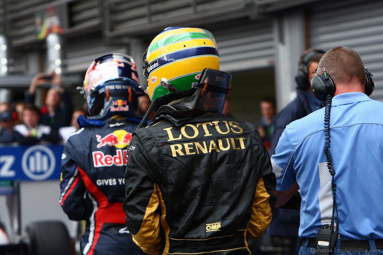 GP BELGIO, 27.08.2011- Qualifiche, Bruno Senna (BRA), Lotus Renault GP R31 